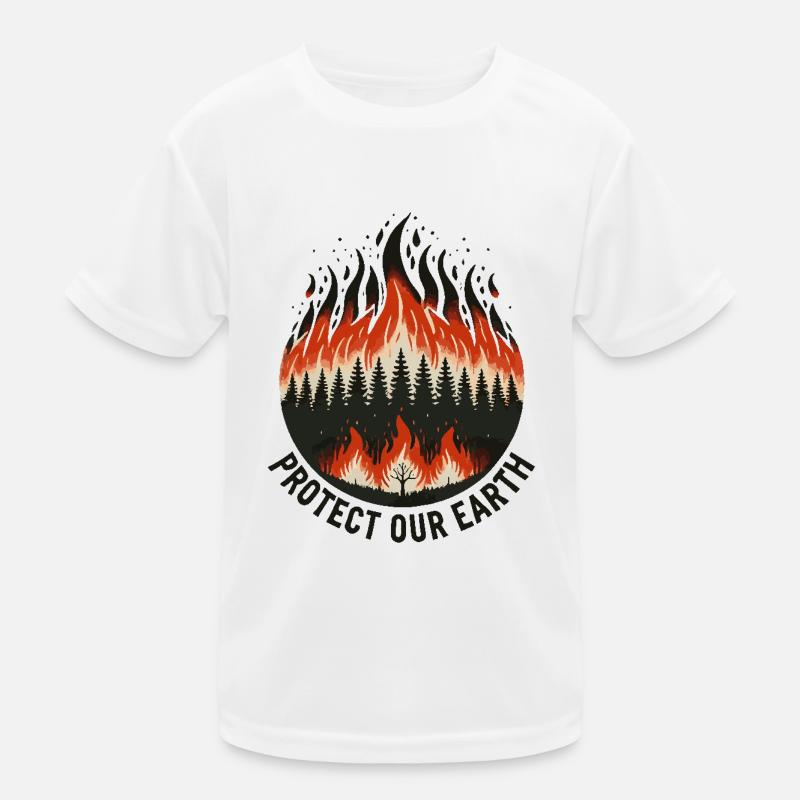 STOP FIRES Kids Functional T-Shirt