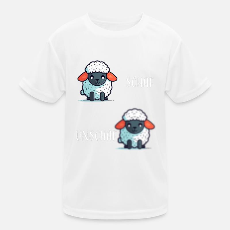Schaf Unschaf lustiges cooles Geschenk Kinder Funktions-T-Shirt