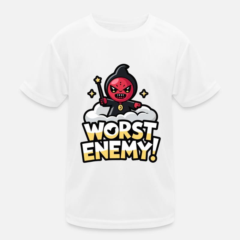WORST ENEMY Kids Functional T-Shirt