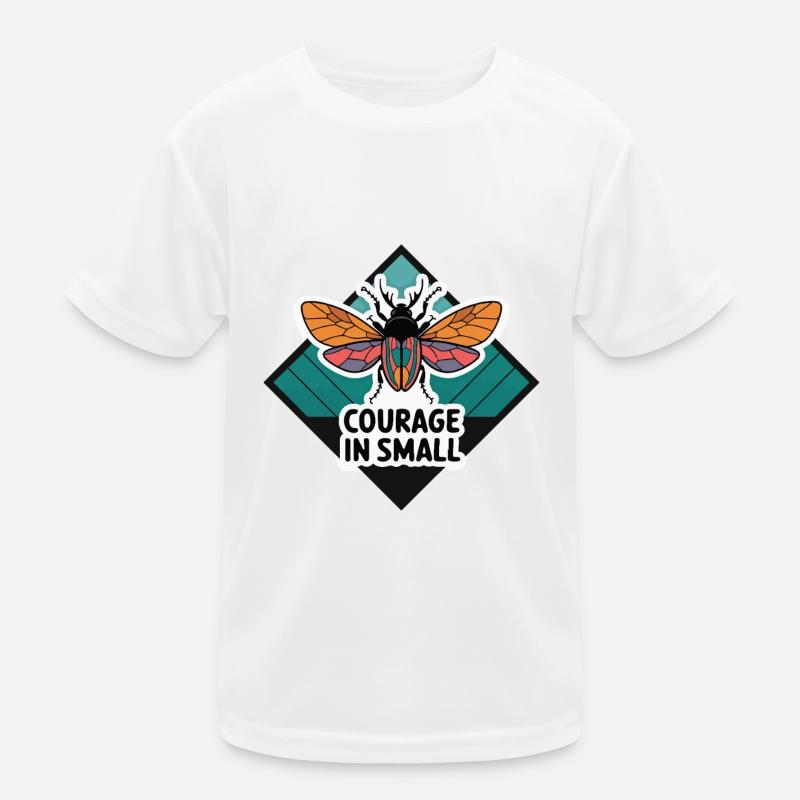 BEE COURAGE IN SMALL Kids Functional T-Shirt