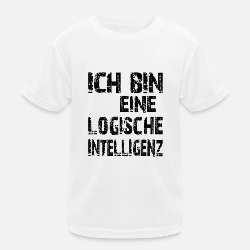 AI Saying I'm a Logical Intelligence Kids Functional T-Shirt