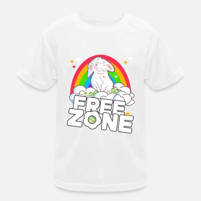 Free Zone Ostern Kinder Funktions-T-Shirt