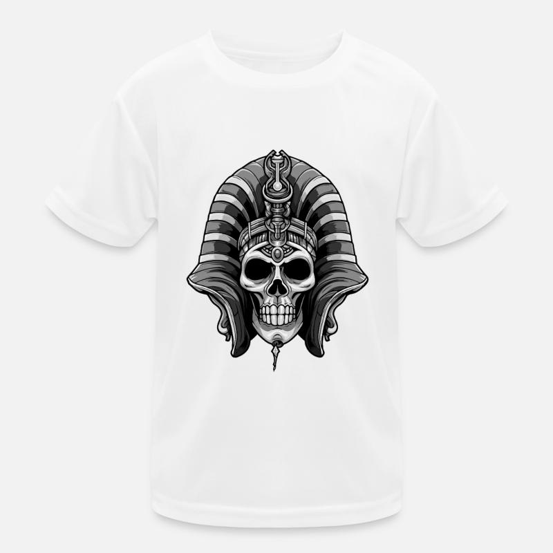 Pharaoh Skull Kids Functional T-Shirt
