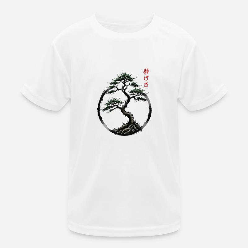 Bonsai Serenity Circle Kids Functional T-Shirt