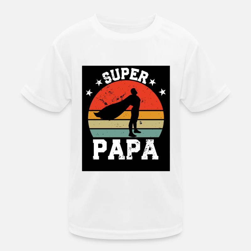Super dad Kids Functional T-Shirt