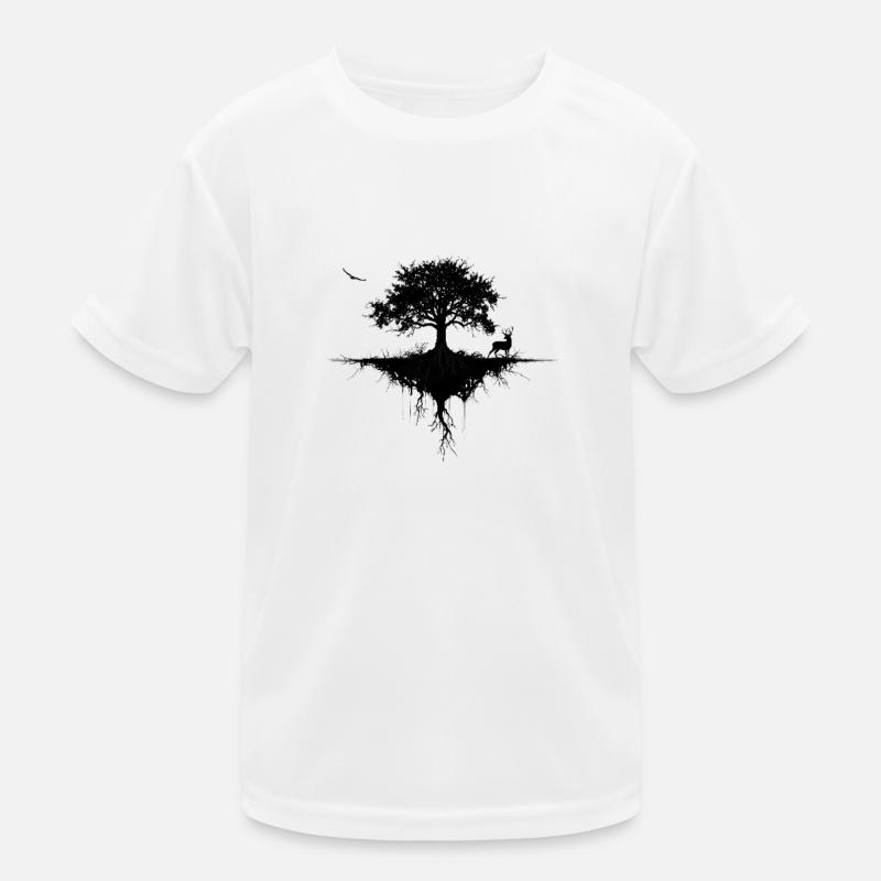 Floating Tree Sanctuary Kids Functional T-Shirt