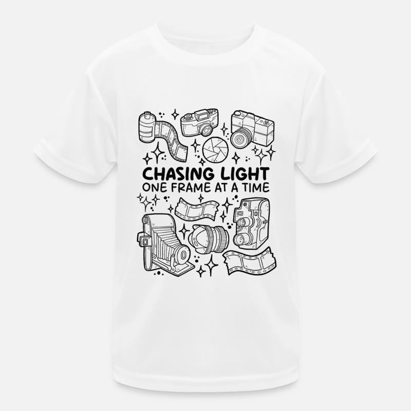 À la poursuite de la lumière – image par image T-shirt sport Enfant