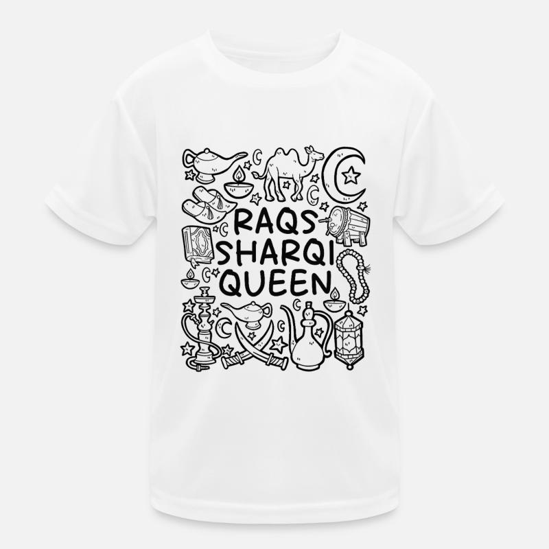 Raqs Sharqi Queen – Belly Dance Queen Kids Functional T-Shirt