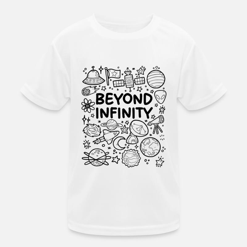 Jenseits der Unendlichkeit Kinder Funktions-T-Shirt