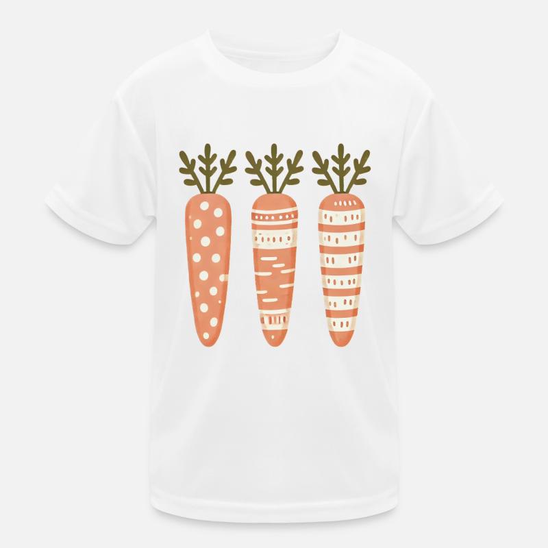 Motif de carotte de Pâques Mignon Mignon T-shirt sport Enfant