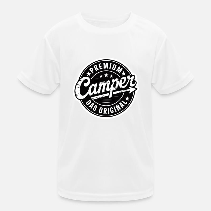 Premium Camper Kinder Funktions-T-Shirt