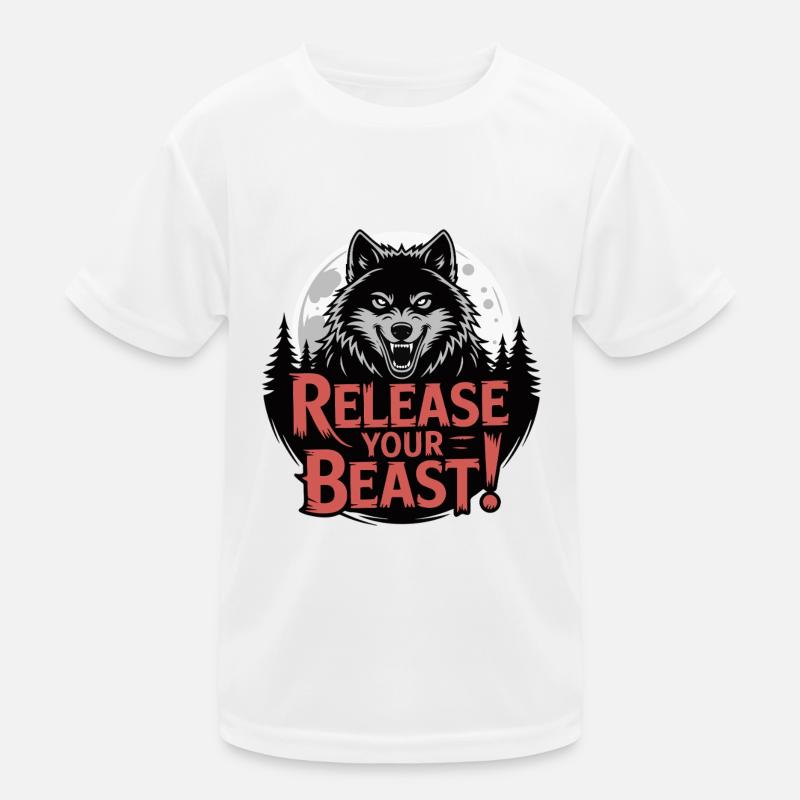 RELEASE YOUR BEAST Kids Functional T-Shirt
