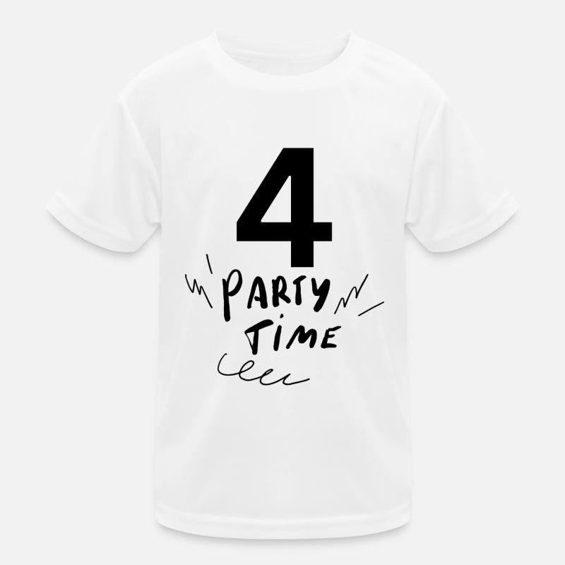 4 Kinder Funktions-T-Shirt