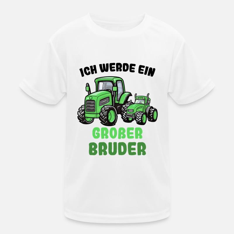 Nachwuchs Verkünden | Ich Werde Großer Bruder 2026 Kinder Funktions-T-Shirt