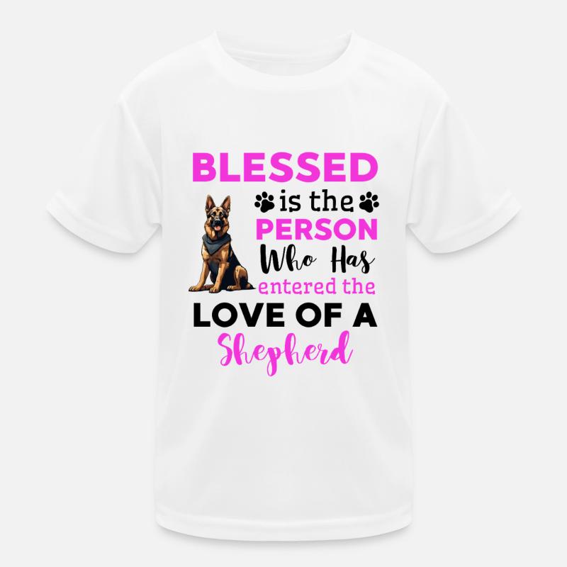 Lustiger Deutscher Schäferhund Spruch Kinder Funktions-T-Shirt