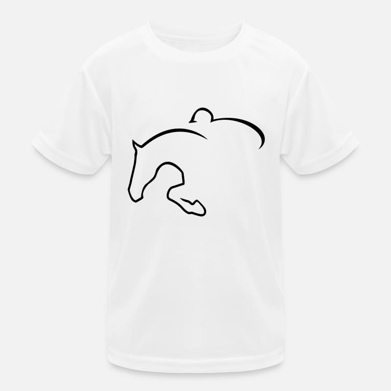 Springreiter Kinder Funktions-T-Shirt