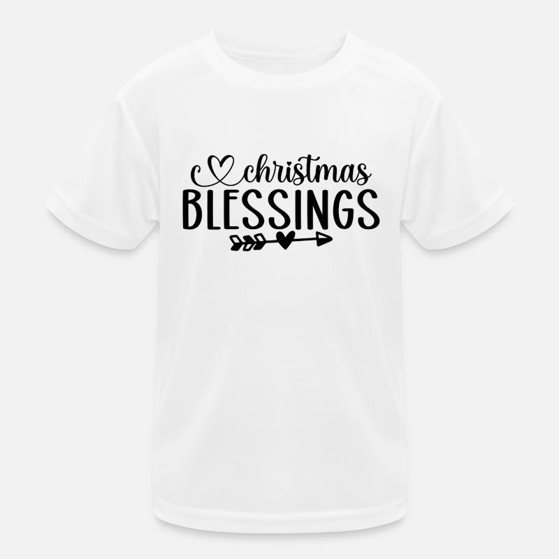 christmas blessings Kinder Funktions-T-Shirt
