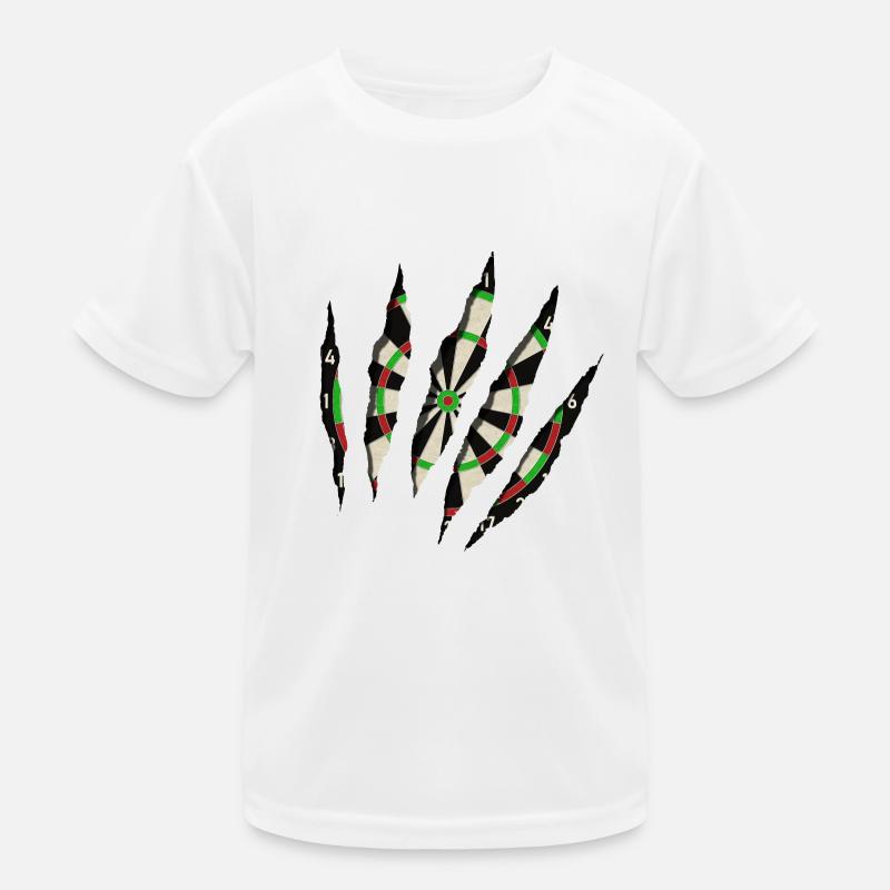 Dartscheibe Kinder Funktions-T-Shirt