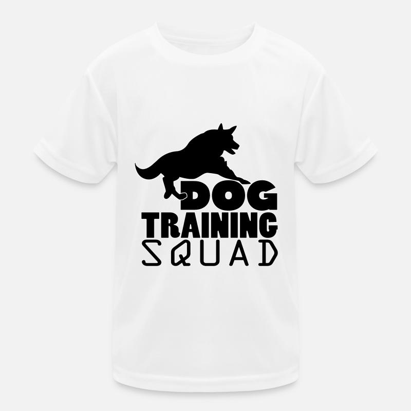 Dog Training Squad Professional Dog Training Kids Functional T-Shirt