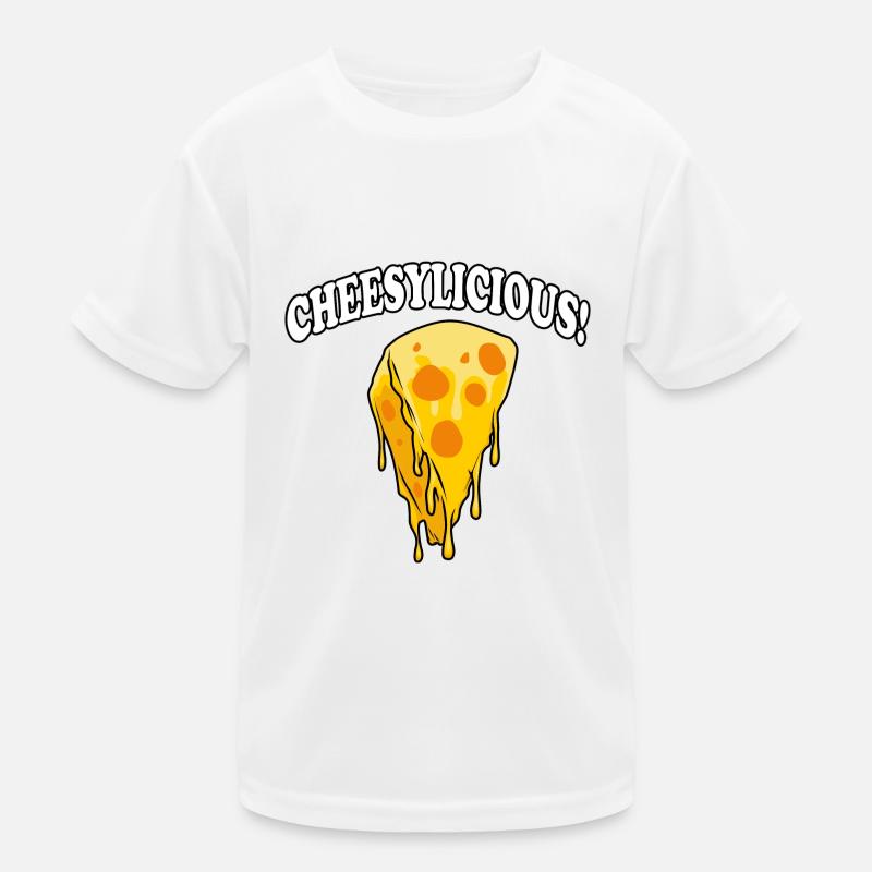 Cheesylicious Cheesemaker Bio-Lebensmittel Käse Kinder Funktions-T-Shirt