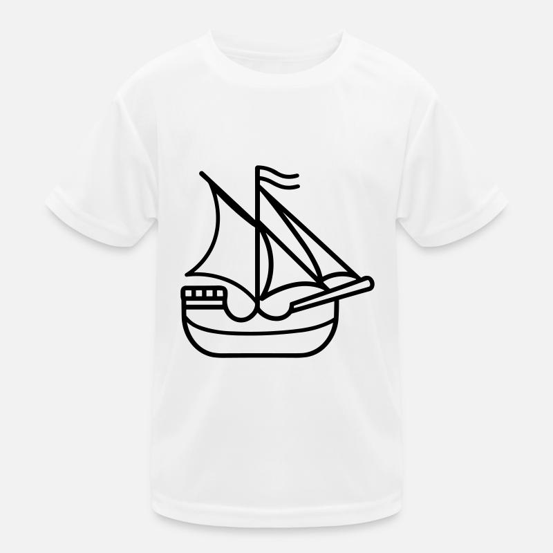 Pirate ship Kids Functional T-Shirt