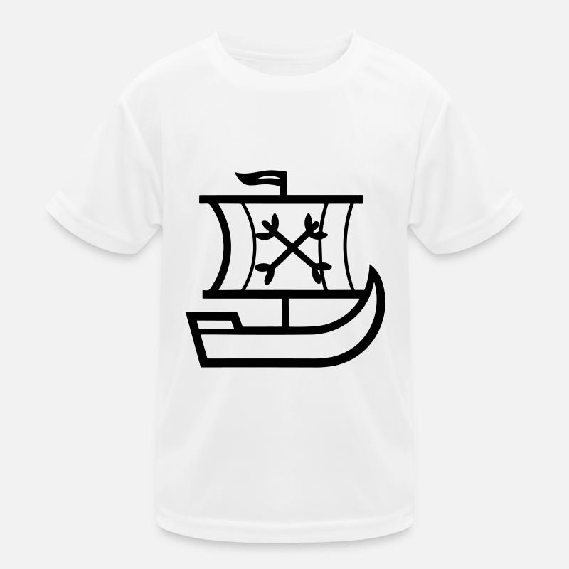 Pirate ship Kids Functional T-Shirt