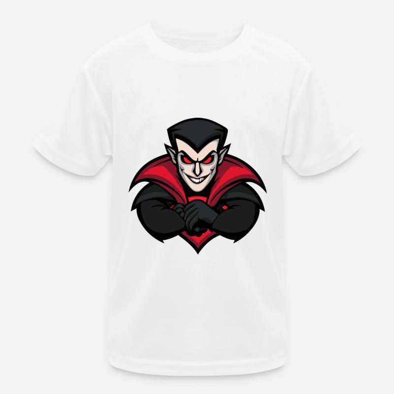 Vampir Halloween Comic Kinder Funktions-T-Shirt