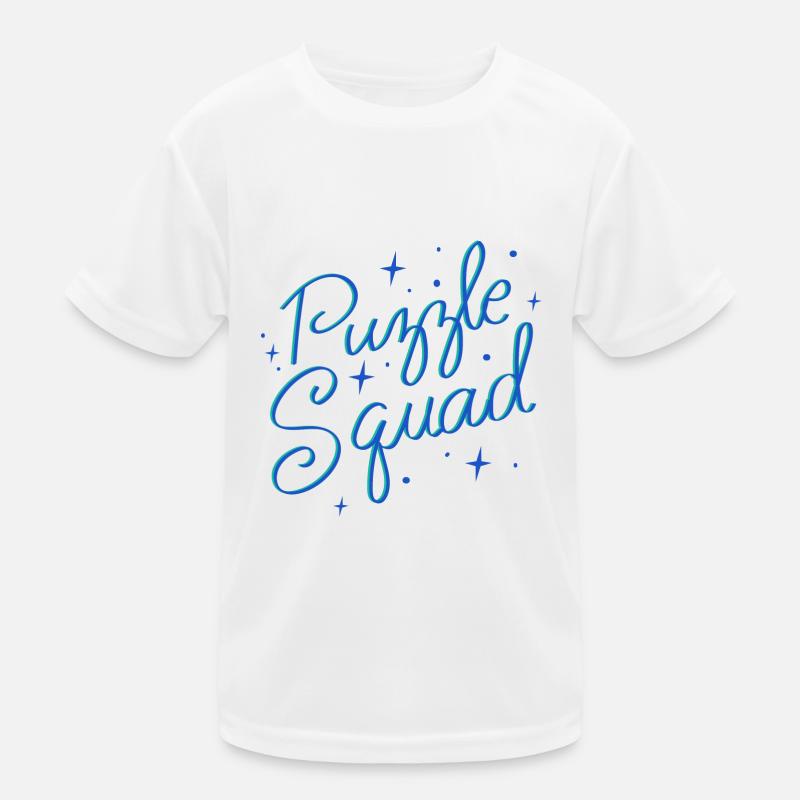 Puzzle Squad Hobby Puzzler-Puzzle Kinder Funktions-T-Shirt