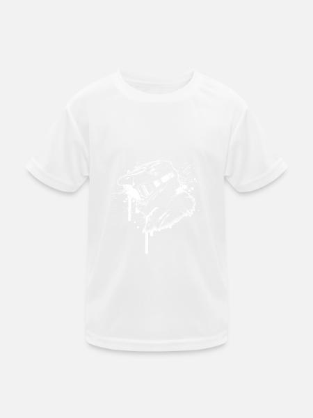 VTT Cycliste Cyclisme Femme Cyclisme Cyclisme - T-shirt sport Enfant - blanc - Devant