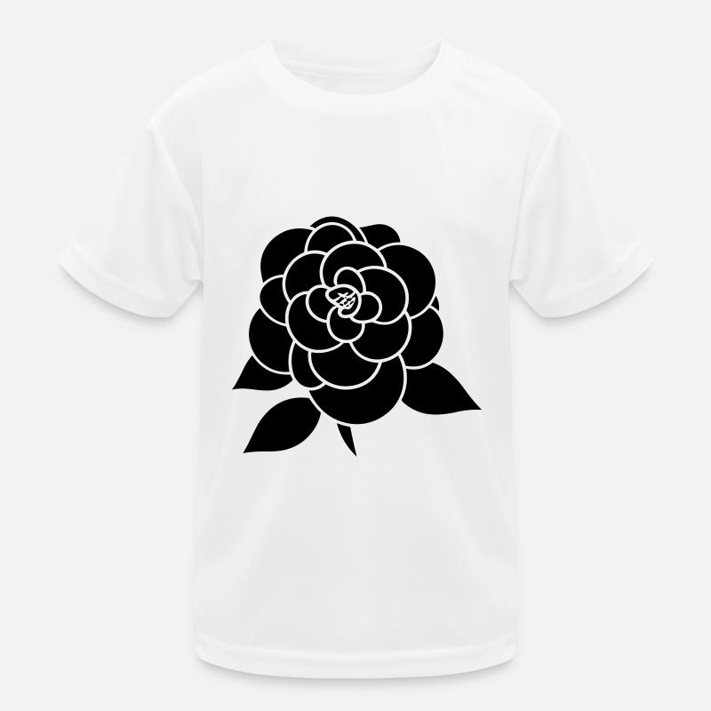 Flower Icon Kids Functional T-Shirt