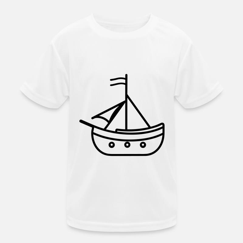 Pirate ship Kids Functional T-Shirt