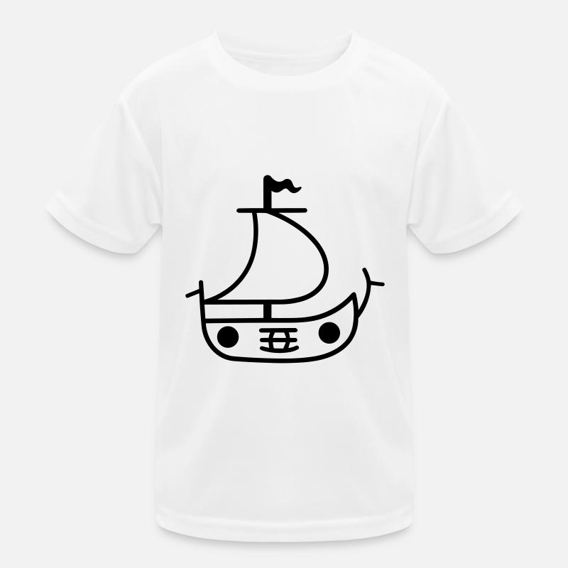 pirate ship Kids Functional T-Shirt