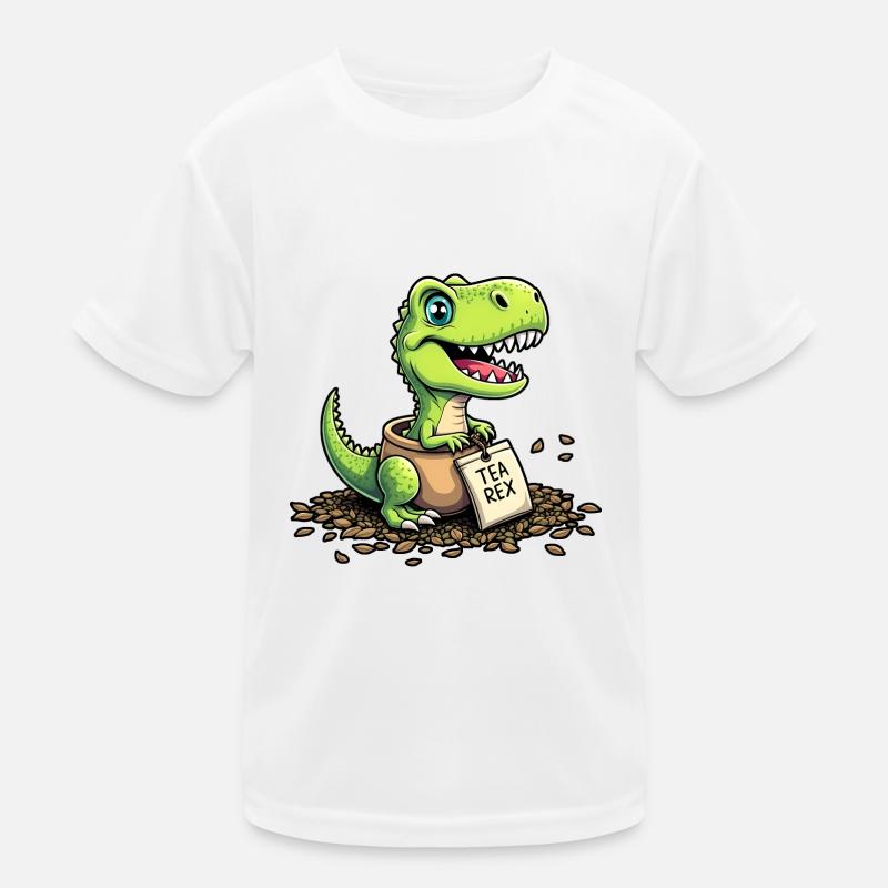 Tea Rex Dinosaurier Tee Kinder Funktions-T-Shirt