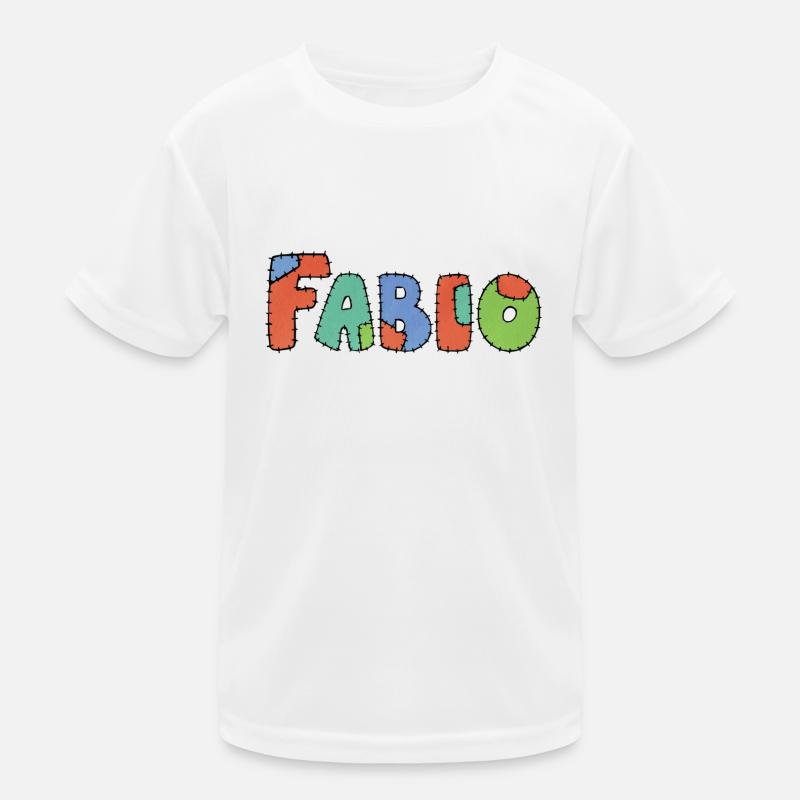 Fabio Name Gift Idea Kids Functional T-Shirt