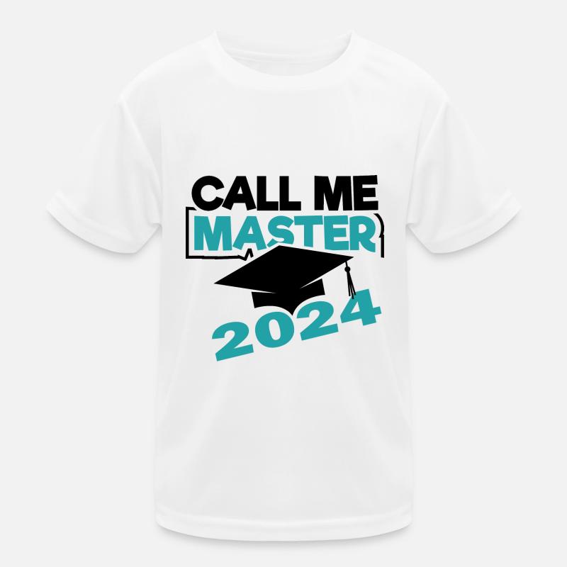 Master 2024 Masterabschluss Sponsion Absolvent Kinder Funktions-T-Shirt