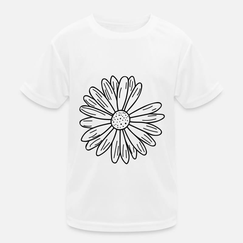 Gänseblümchen Blumenblätter Kinder Funktions-T-Shirt