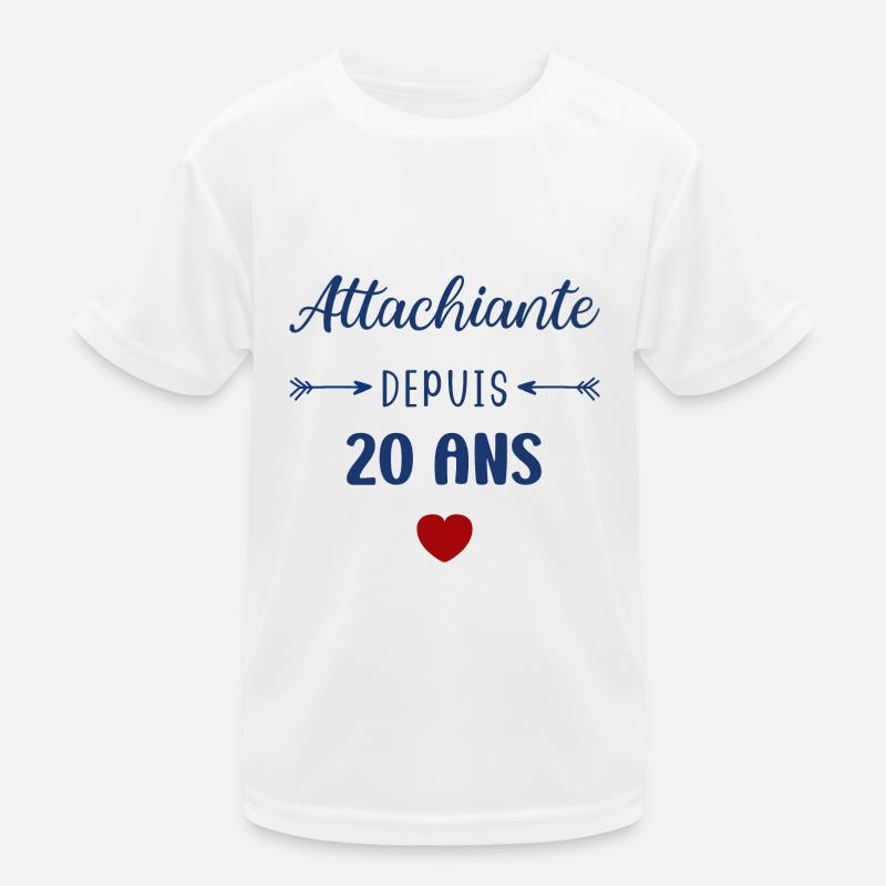 Attachiante depuis 20 ans T-shirt sport Enfant