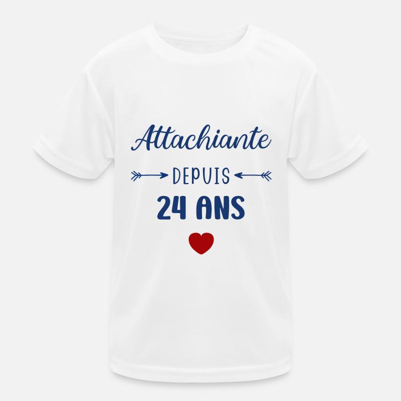 Attachiante depuis 24 ans T-shirt sport Enfant