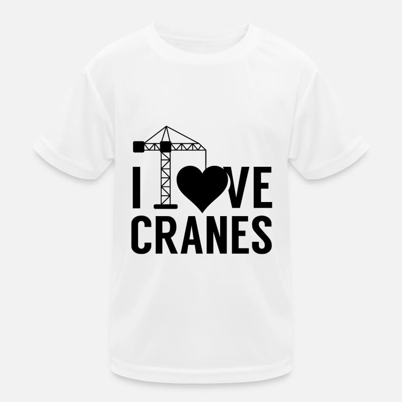J’aime grue grutier T-shirt sport Enfant