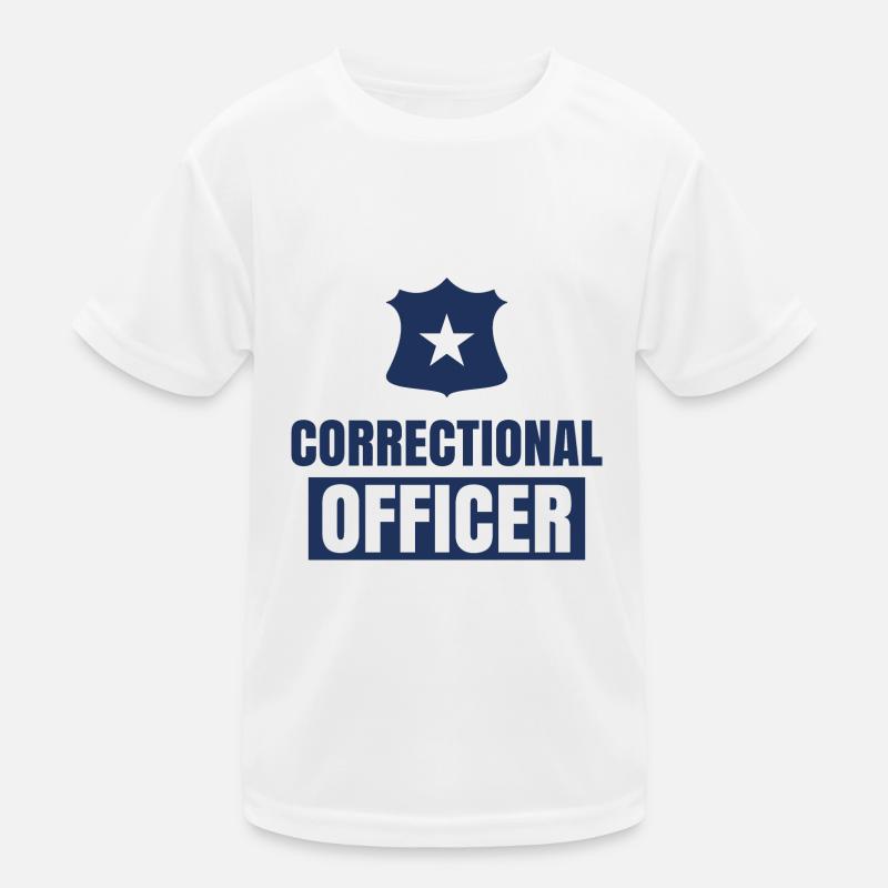 Agent pénitentiaire Prison T-shirt sport Enfant