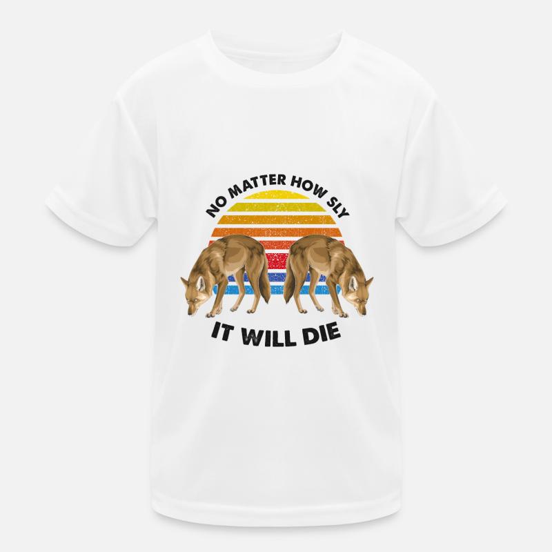 Conception de coyote pour les réacteurs de coyote T-shirt sport Enfant