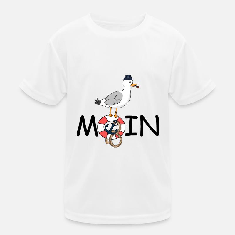 Möwe Moin Kinder Funktions-T-Shirt