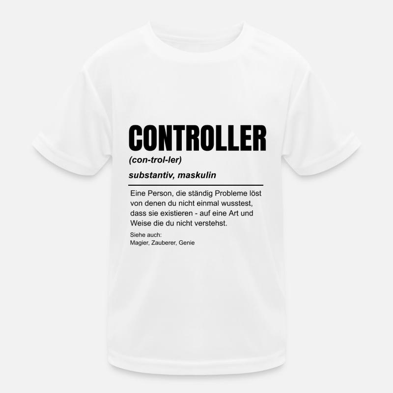 Finanz Controller Rechnungswesen Beruf Idee Kinder Funktions-T-Shirt