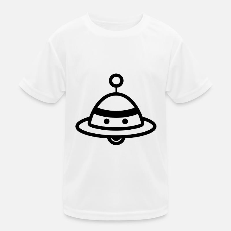 fliegende Untertasse Kinder Funktions-T-Shirt