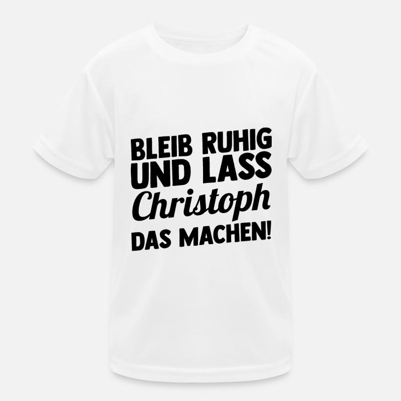Prénom Chris Christoph T-shirt sport Enfant
