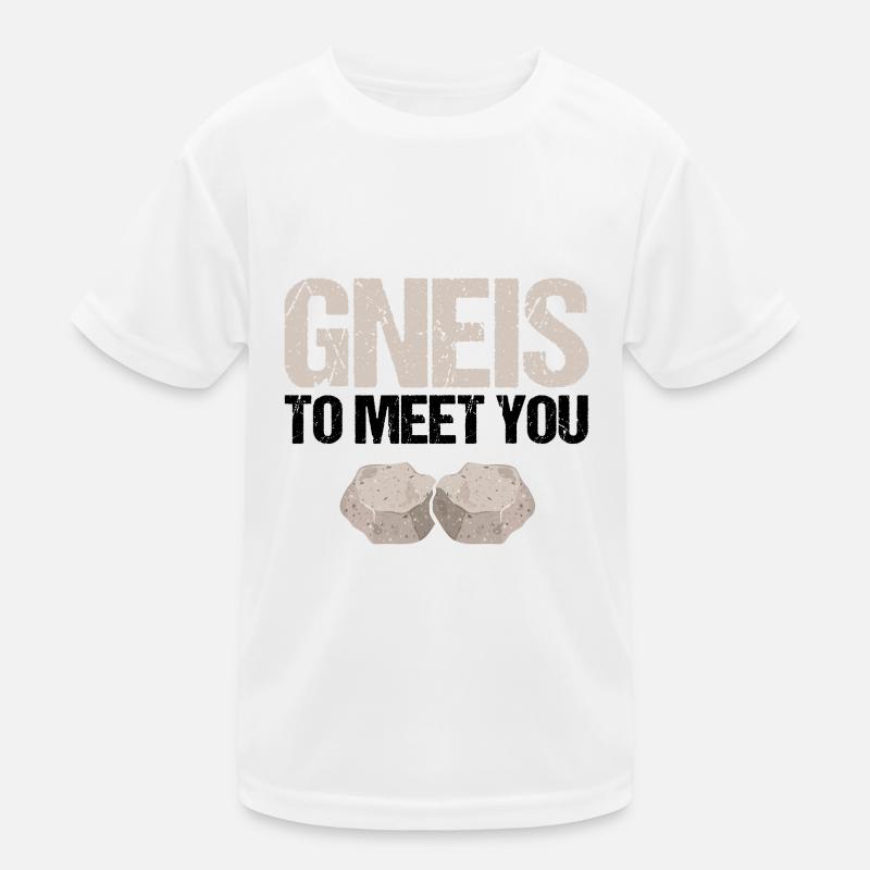 Recherche sur les roches et conception de roches à quartz T-shirt sport Enfant