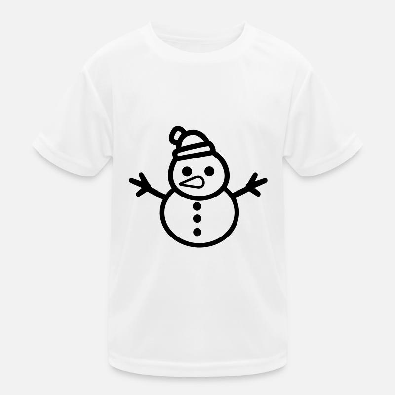 Snowman Kids Functional T-Shirt