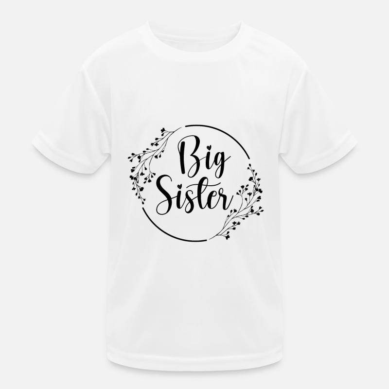 Große Schwester Kinder Funktions-T-Shirt