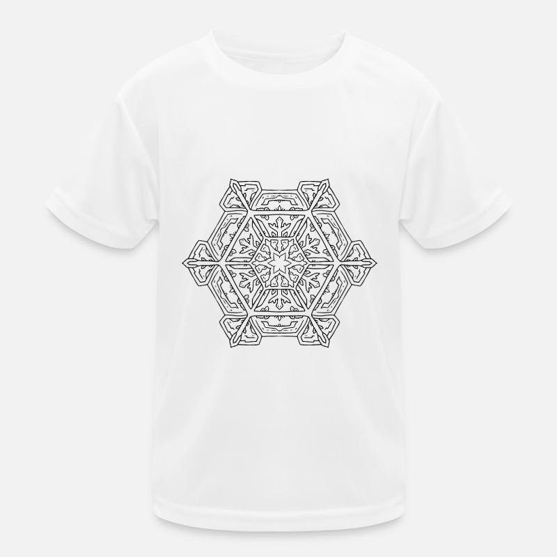 Mandala flocon de neige T-shirt sport Enfant
