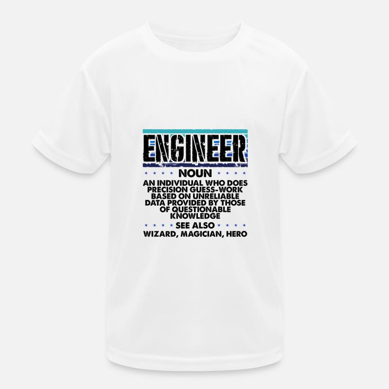 Engineer Gifts Precision Guesswork Wizard T-shirt sport Enfant